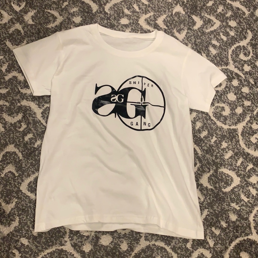 Men’s medium sniper gang t shirt Kodak black
